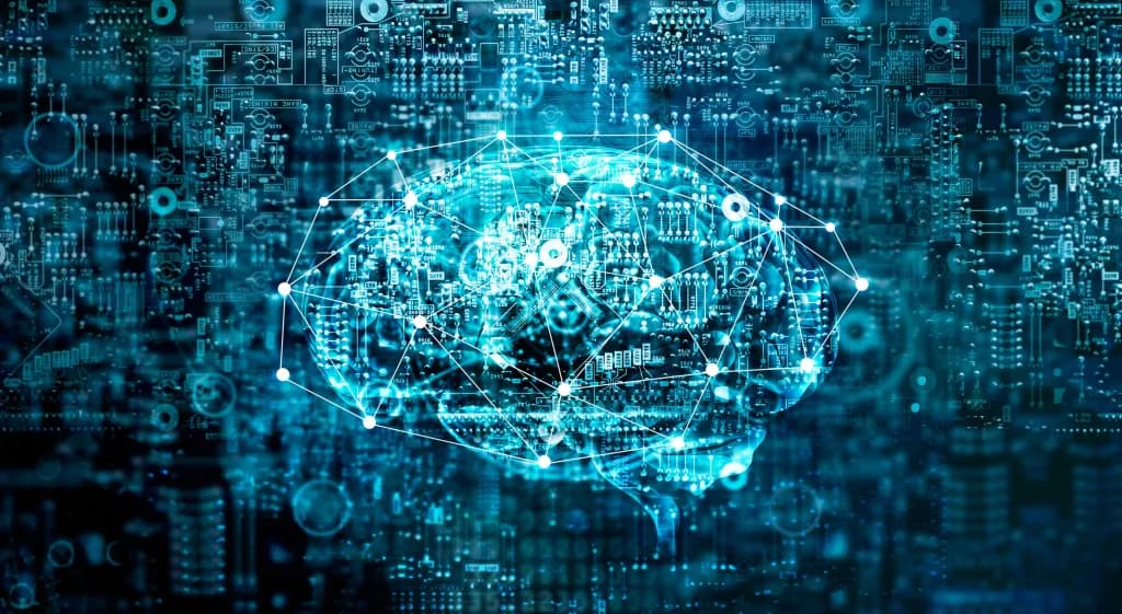 GEO · Mattock AI 训练中心页首背景：语义萃取与模型训练情境